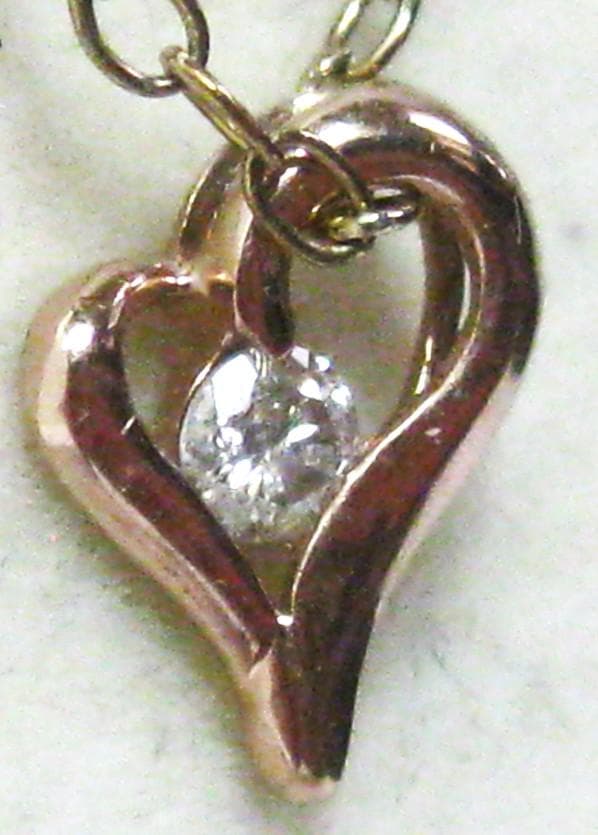 y*u様 K10 10金 イエローゴールド ペンダント ダイヤ 0.1ct 1ヶ