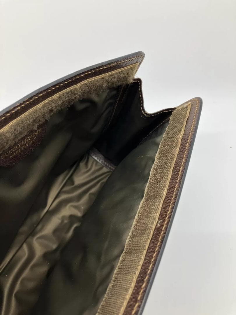 オールドグッチ Old Gucci GG ミニ クラッチ バッグ シェリーライン