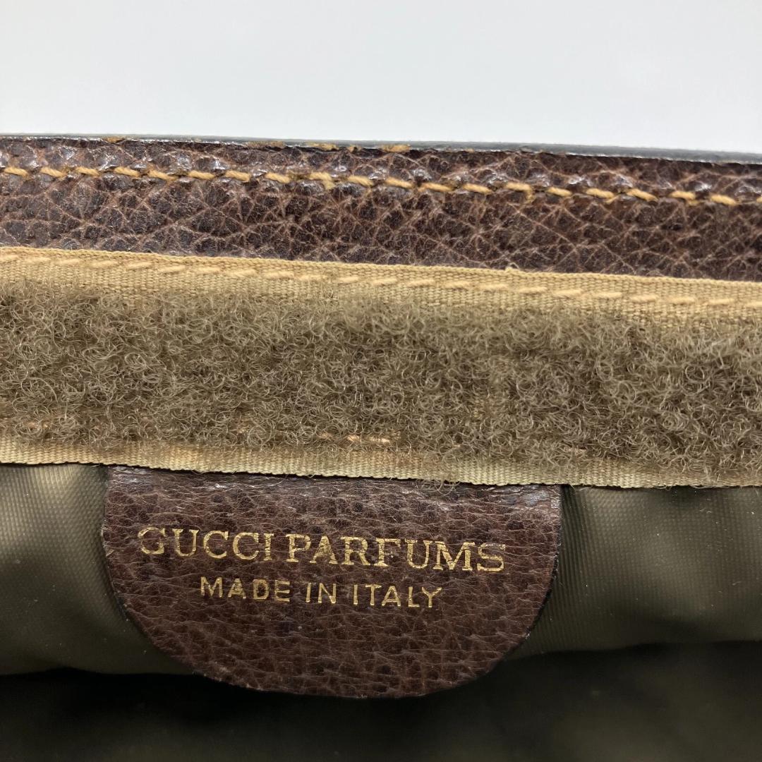 オールドグッチ Old Gucci GG ミニ クラッチ バッグ シェリーライン