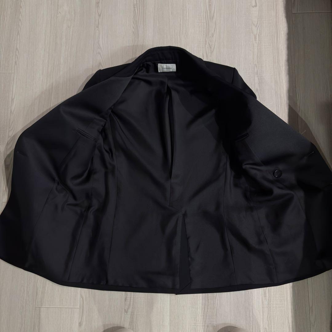 24SS SAINT LAURENT スモーキングダブルジャケット