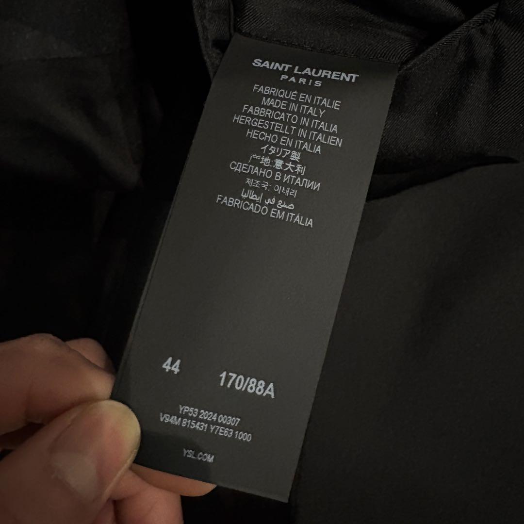 24SS SAINT LAURENT スモーキングダブルジャケット