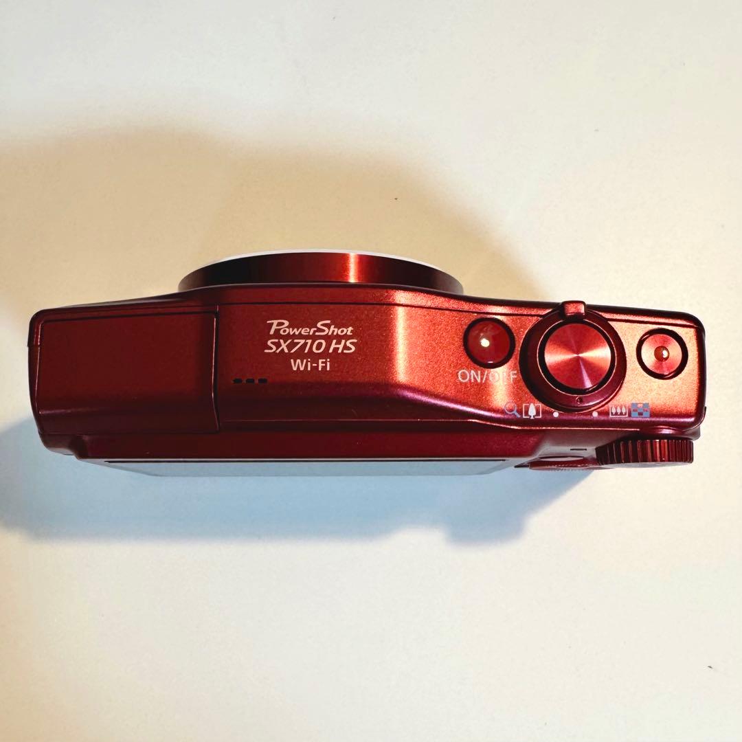 Canon SX710 HS コンパクトデジタルカメラ レッド