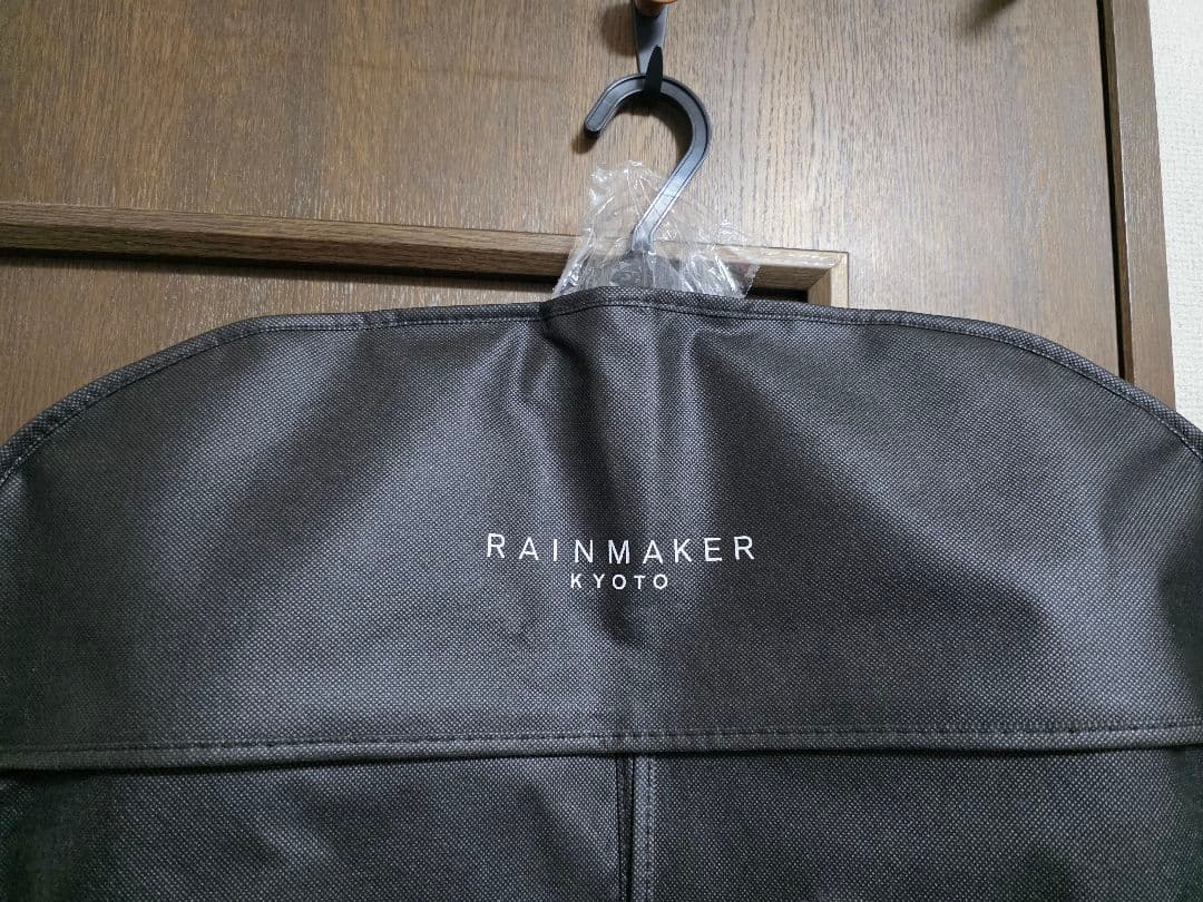 【新品未使用品】RAINMAKER ノーカラーロングジャケット ダークオリーブ
