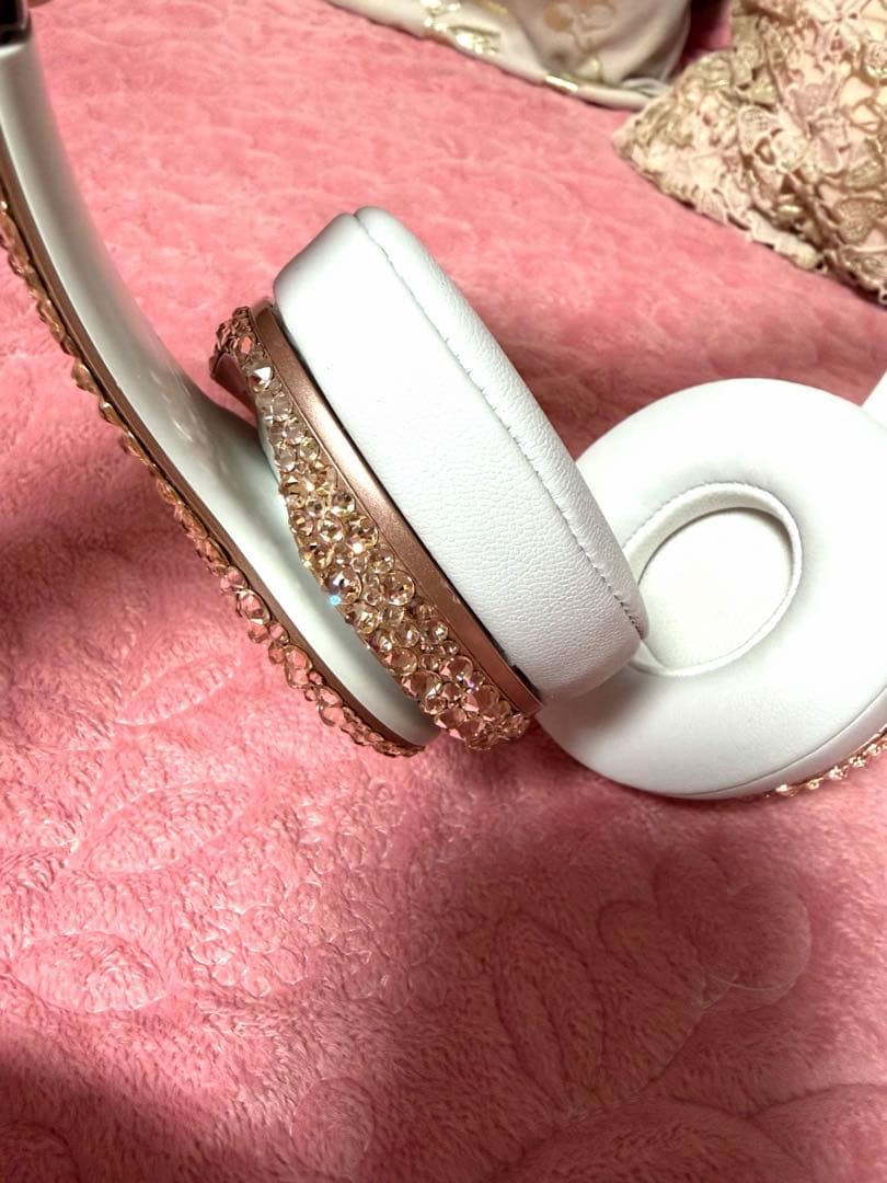 ビーツ　beats ワイヤレスヘッドセット ストーン装飾 ローズゴールド　正規品
