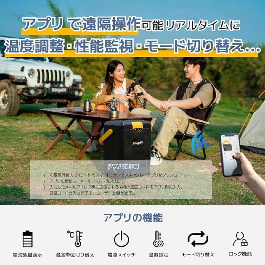 新品 BougeRV 防災認定 9L -20℃ 急速冷凍 バッテリー付属