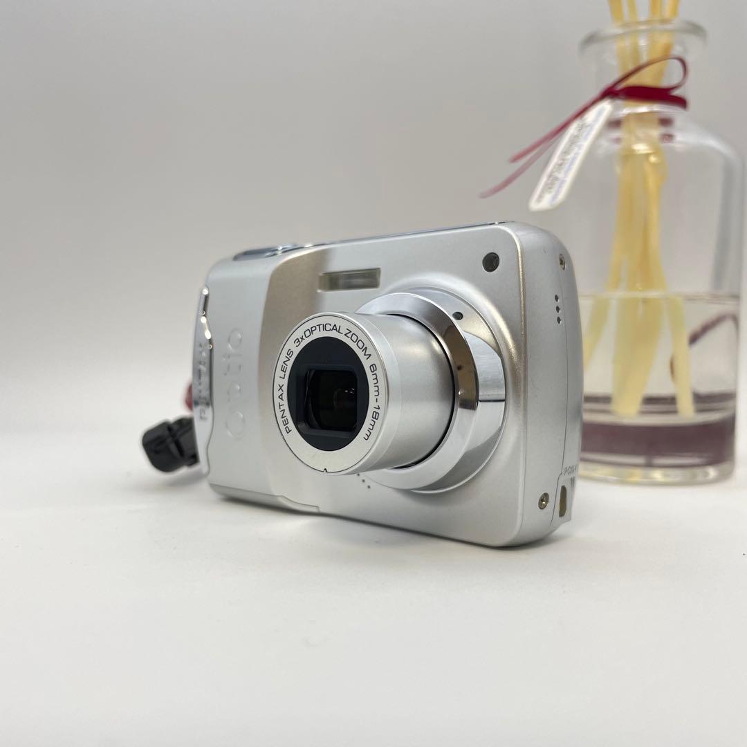 スマホ転送OK✨PENTAX Optio E30✨動作確認済 単三電池 可愛い♪