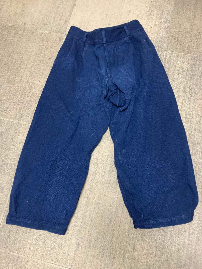 パンツ indigo pleats widepants djangoatour