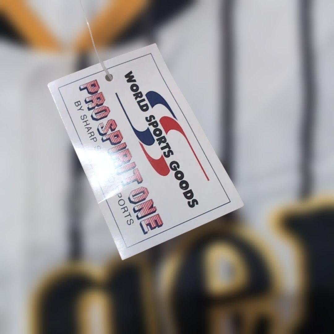 【新品タグ付き】阪神タイガース ユニフォーム 復刻 シャープ産業 刺繍 背番号無