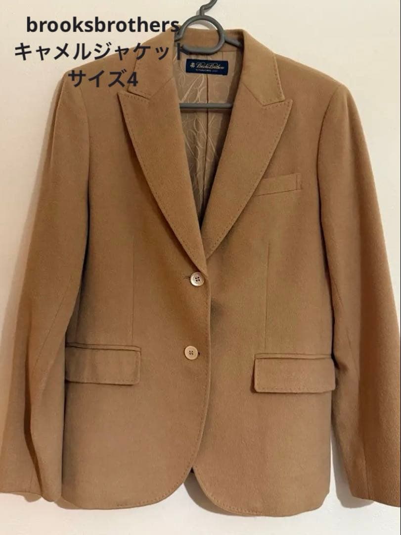 【BrooksBrothers 】キャメルジャケット 100%