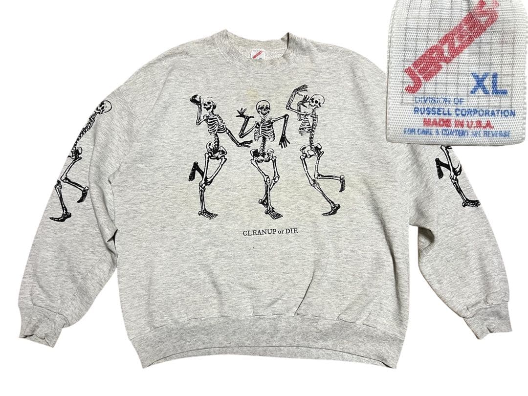 80s 90s USA製 “JERZEES” スカル