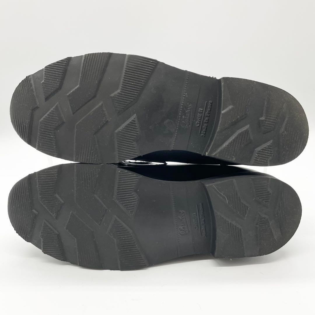 Paraboot ORSAY オルセー ミンクファー ローファー 革靴 黒 24