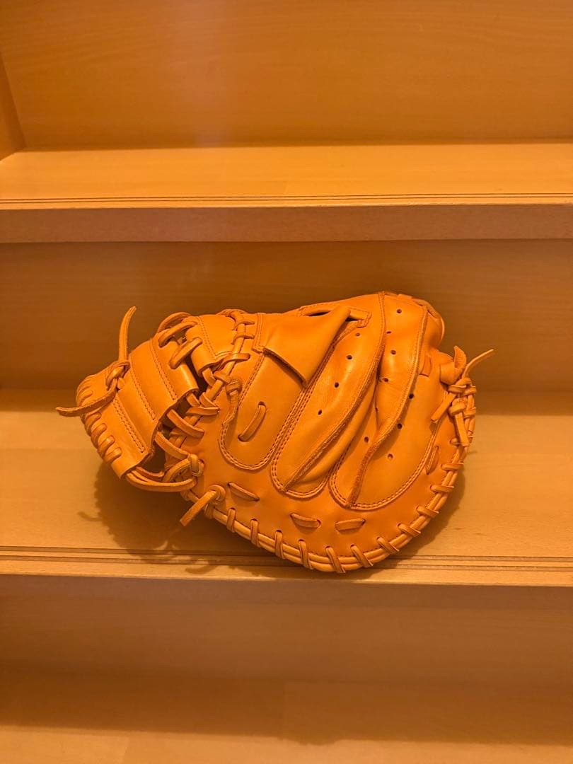 り*ー様 ZETT 硬式グローブ オレンジ