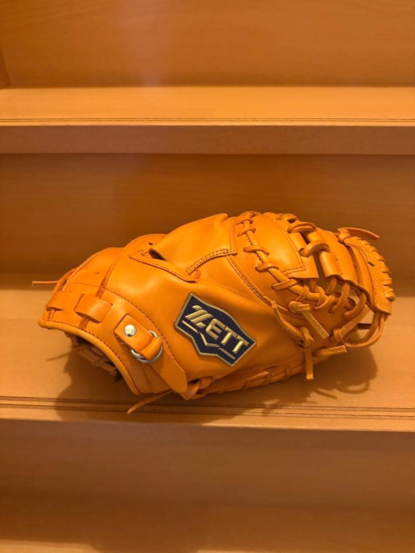 り*ー様 ZETT 硬式グローブ オレンジ