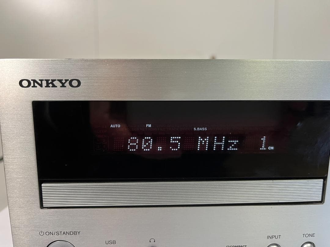 ONKYO オンキョー CR-555 CDレシバーアンプ/本体のみ中古品④