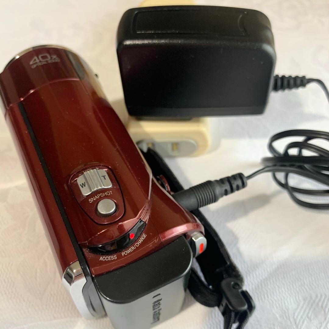 JVC Everio HD ビデオカメラ　GZ-HM460-R ハンディカム