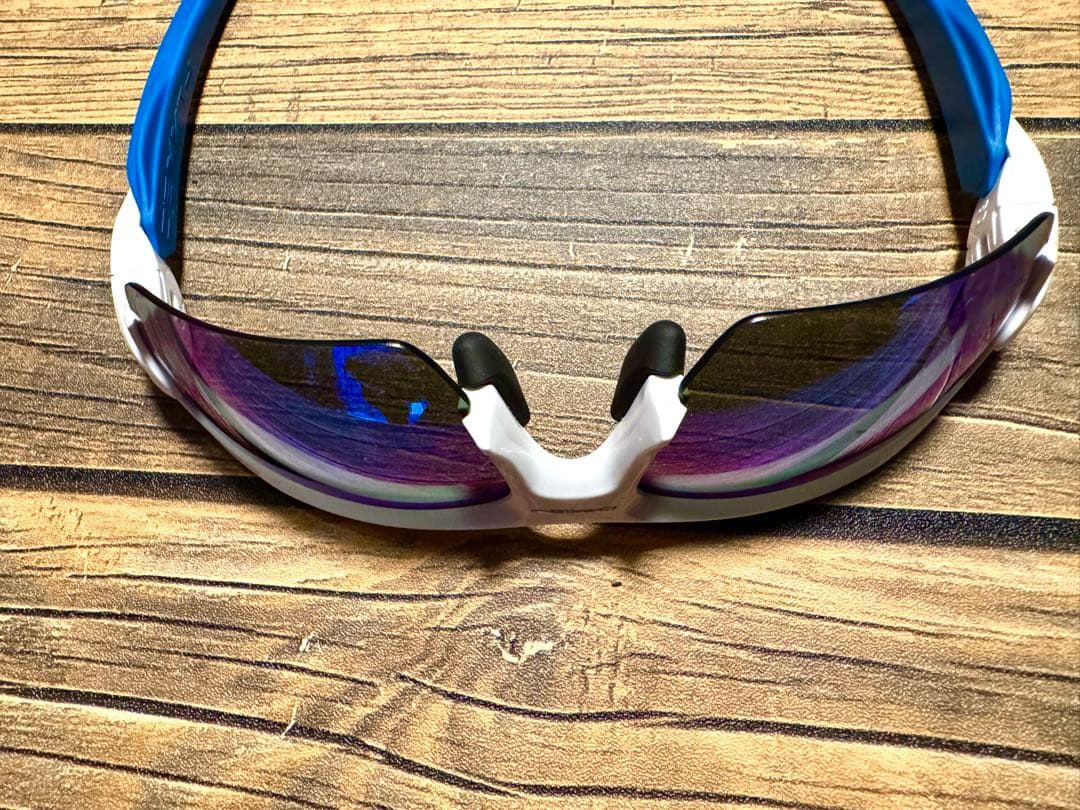 Oakley Flak2.0customブルー ホワイト/キケヘルナンデス
