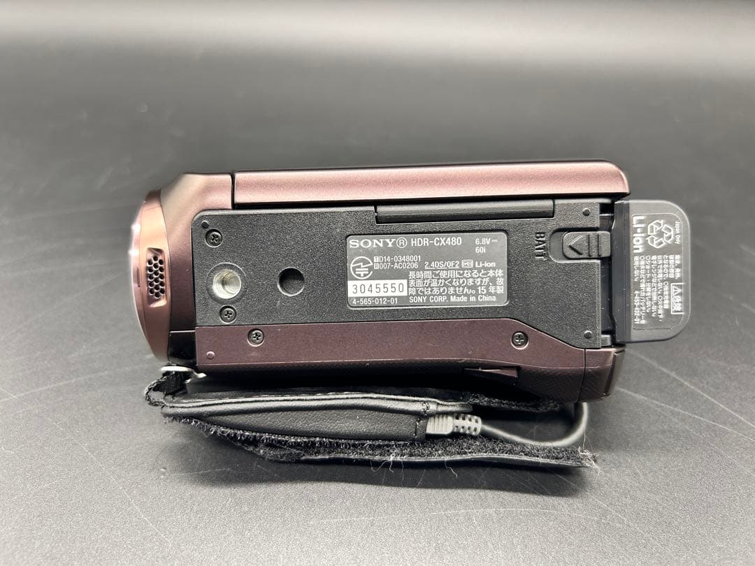 SONYビデオカメラ HDR-CX480 付属オプション品付き使用回数5回未満