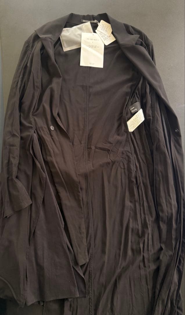 Yohji Yamamotoアシンメトリー ロングジャケット　新品未使用タグ付