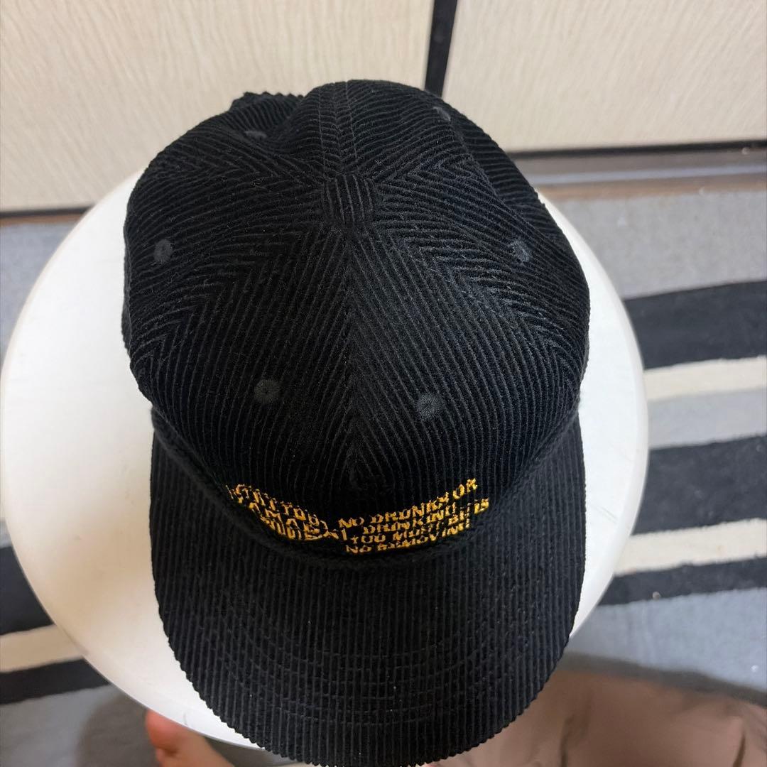 太郎　タトゥースタジオヤマダ　刺繍ロゴ　コーデュロイキャップ