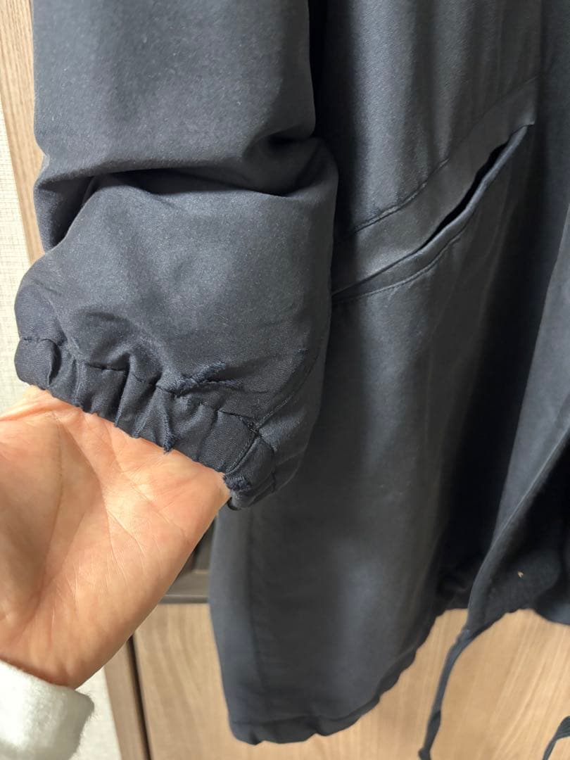 COMOLI 20AW コットンシルクフーデッドコート サイズ1 タグあり