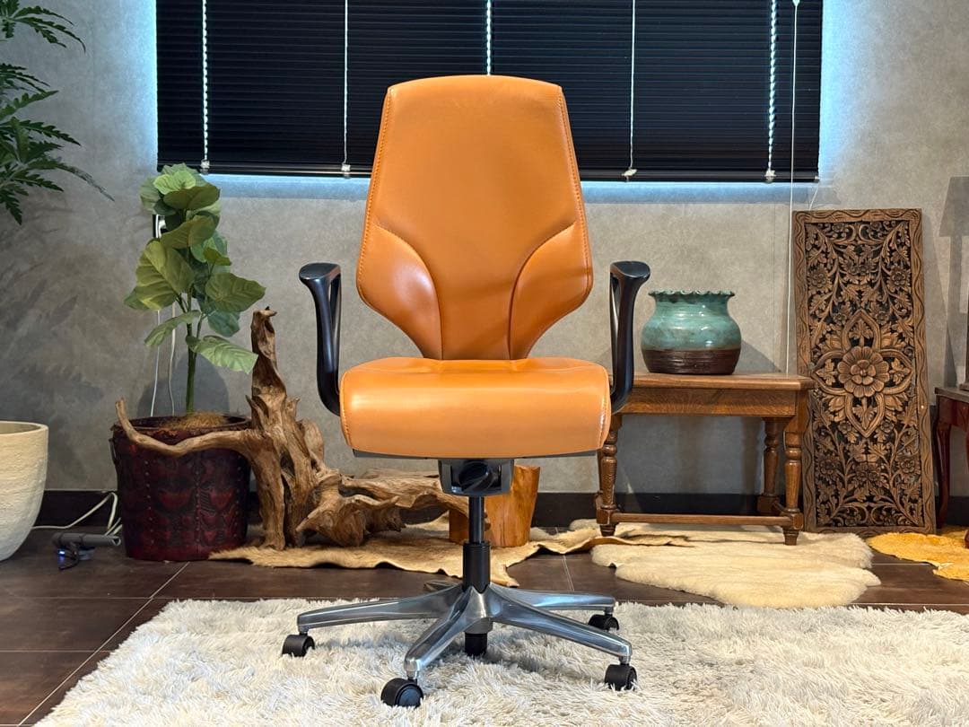 ①ジロフレックス 64 giroflex デスクチェア　ミッドセンチュリー IN