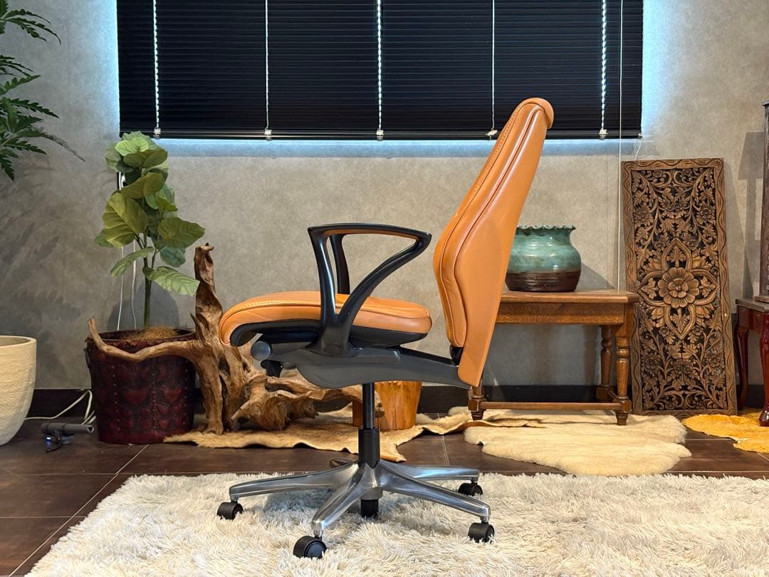 ①ジロフレックス 64 giroflex デスクチェア　ミッドセンチュリー IN