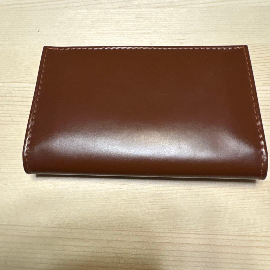 ETTINGER ブライドルレザー　ブラウン 名刺入れ