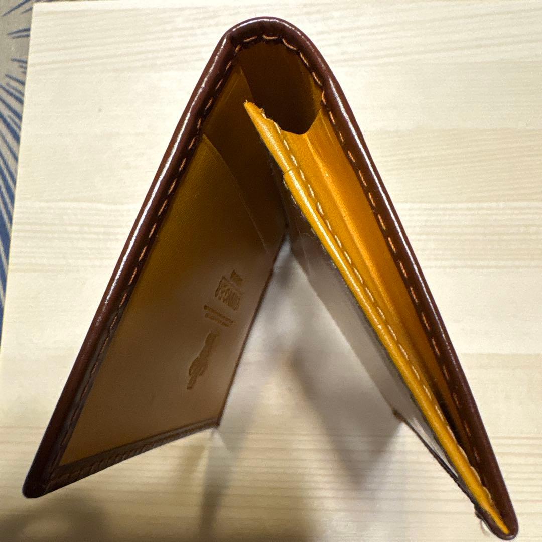 ETTINGER ブライドルレザー　ブラウン 名刺入れ