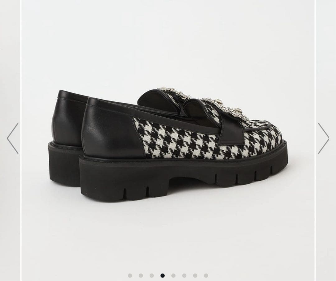 ダイアナ DIANA ローファー 新作 2025 千鳥柄 ビジュー 可愛い 秋冬