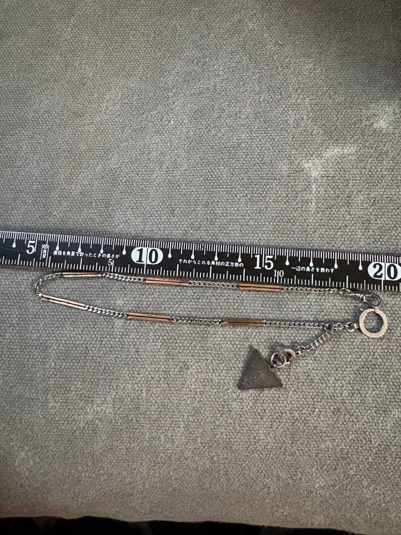 d*3様 VICTOR三角ペンダント付きウォレットチェーン　懐中時計チェーン
