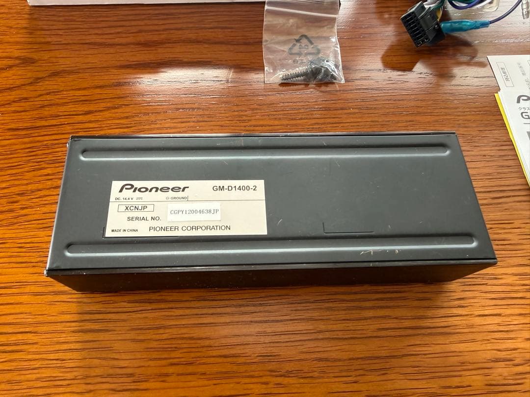 carrozzeria Pioneer GM-D1400II 4チャンネルアンプ