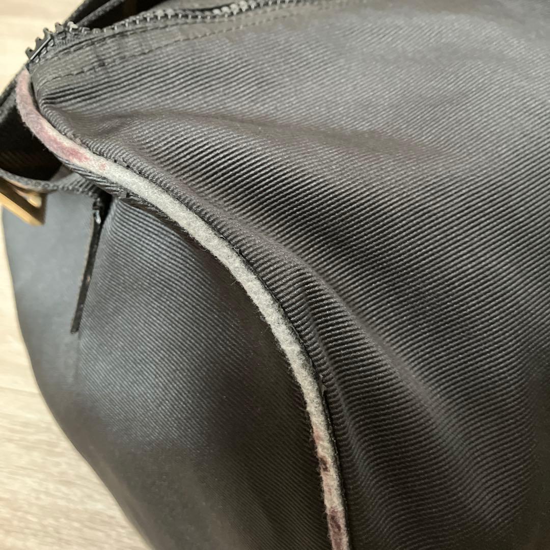 FENDI ナイロン生地 2way ボストンバッグ ドラムバッグ ブラック