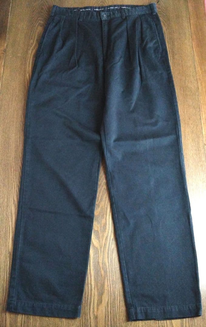 【ポロラルフローレン】 アンドリューパンツ 黒 ツータック W34