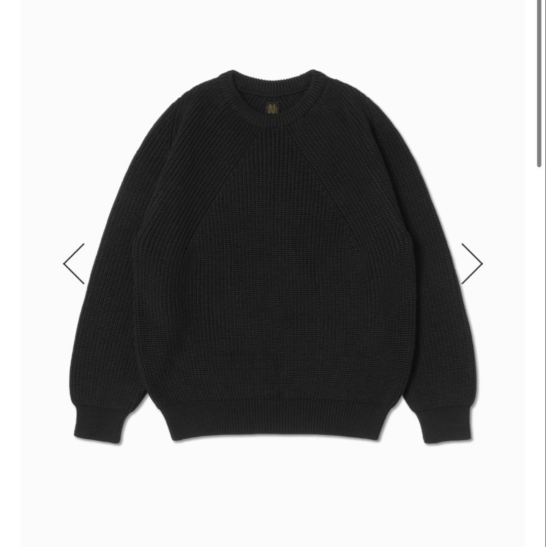 バトナー Signature Crew Neck セーター　サイズ2 ブラック