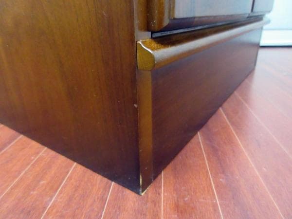 カリモク キャビネット ガラス扉 コロニアル