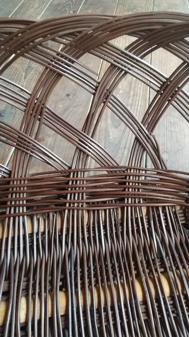 特大 わらび籠 脱衣かご 沖縄民具 今帰仁村 古民藝 古民具 古道具  昭和