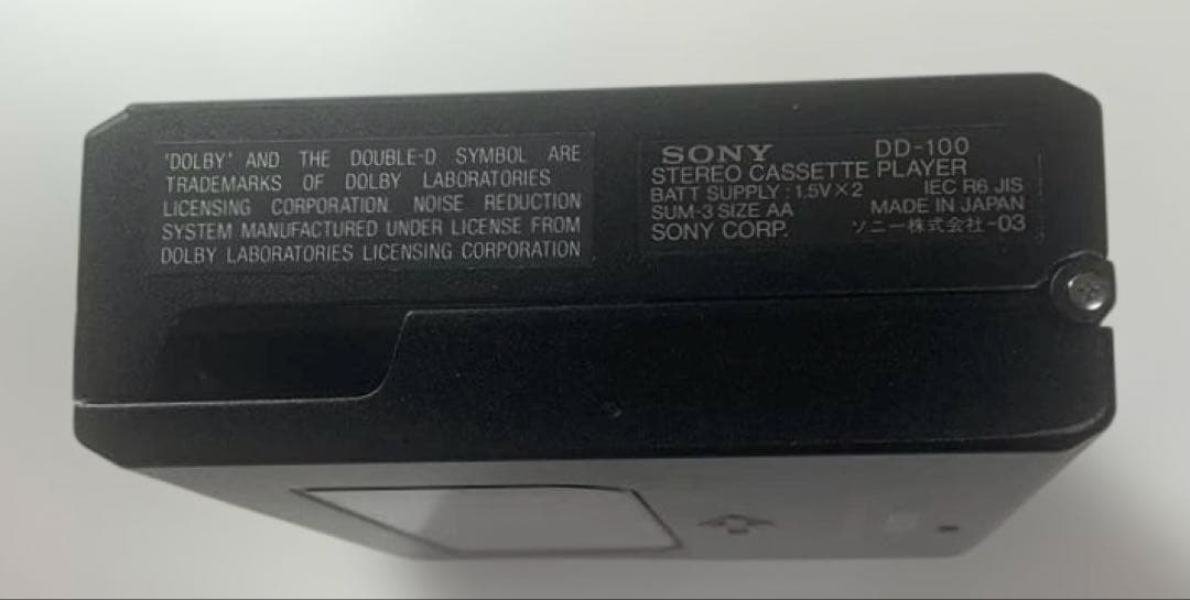SONY 武道館 DD-100 Boodo Khan カセットプレーヤー