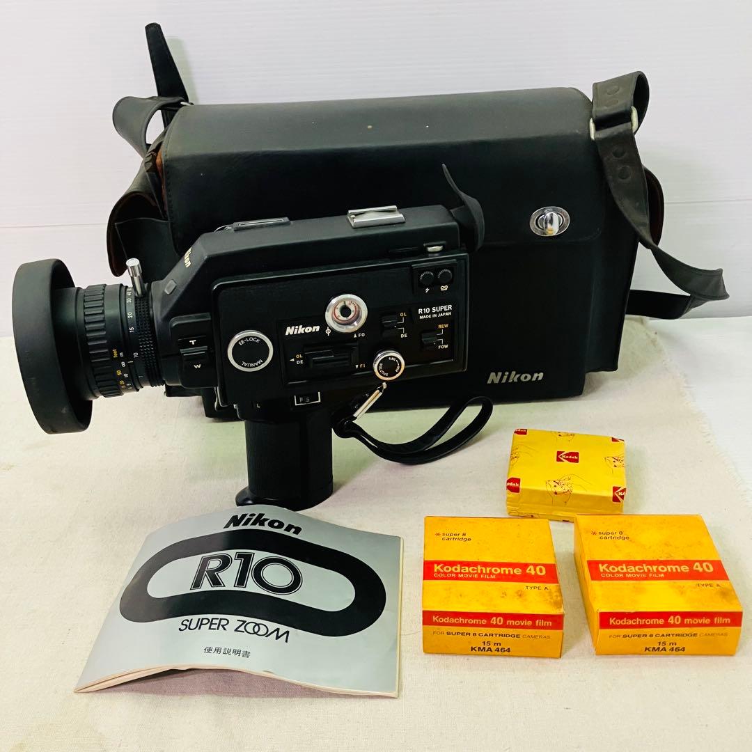 当時物／レア Nikon ニコン R10 Super 8ｍｍビデオカメラ
