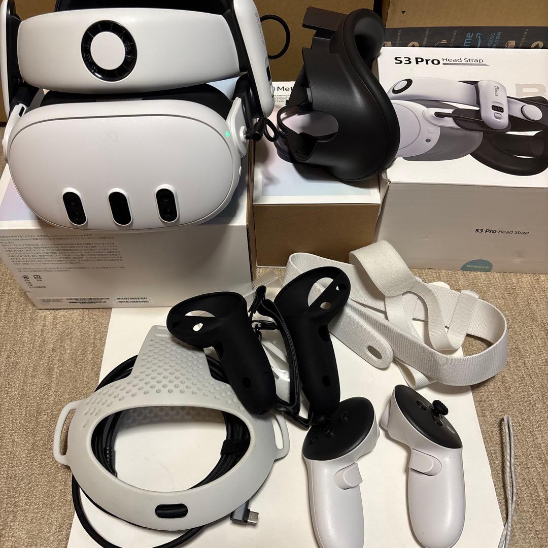  Quest 3 128GB BOBOVR S3 PRO他　中古