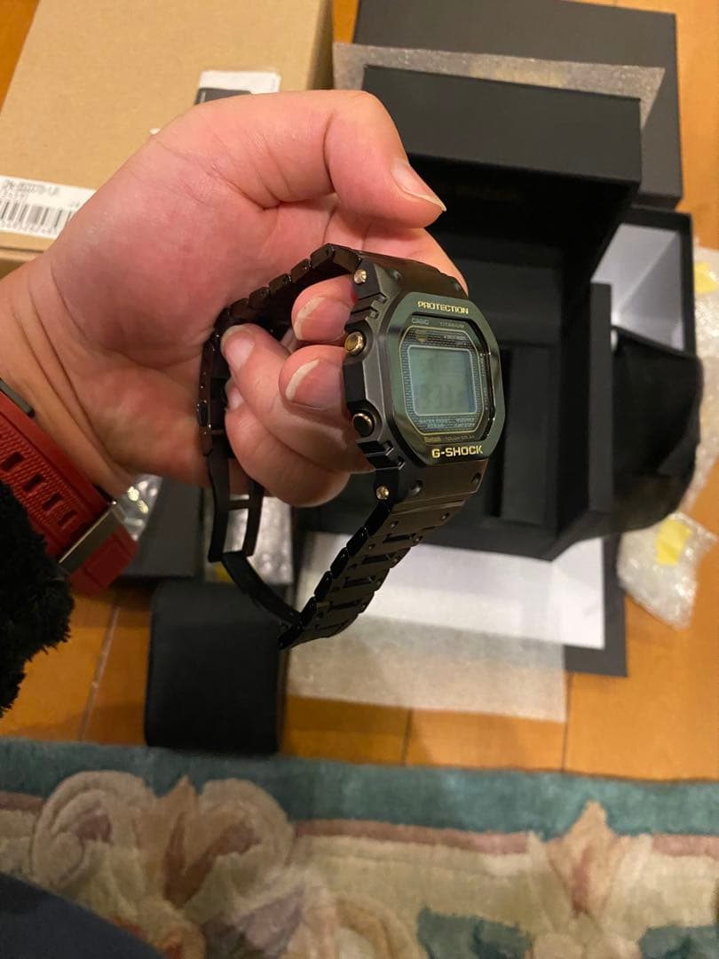 美品 G-SHOCK GMW-B5000TB-1JR チタン