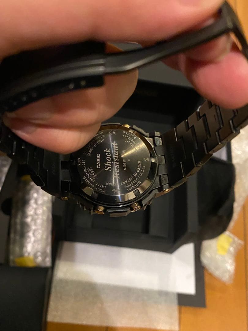 美品 G-SHOCK GMW-B5000TB-1JR チタン