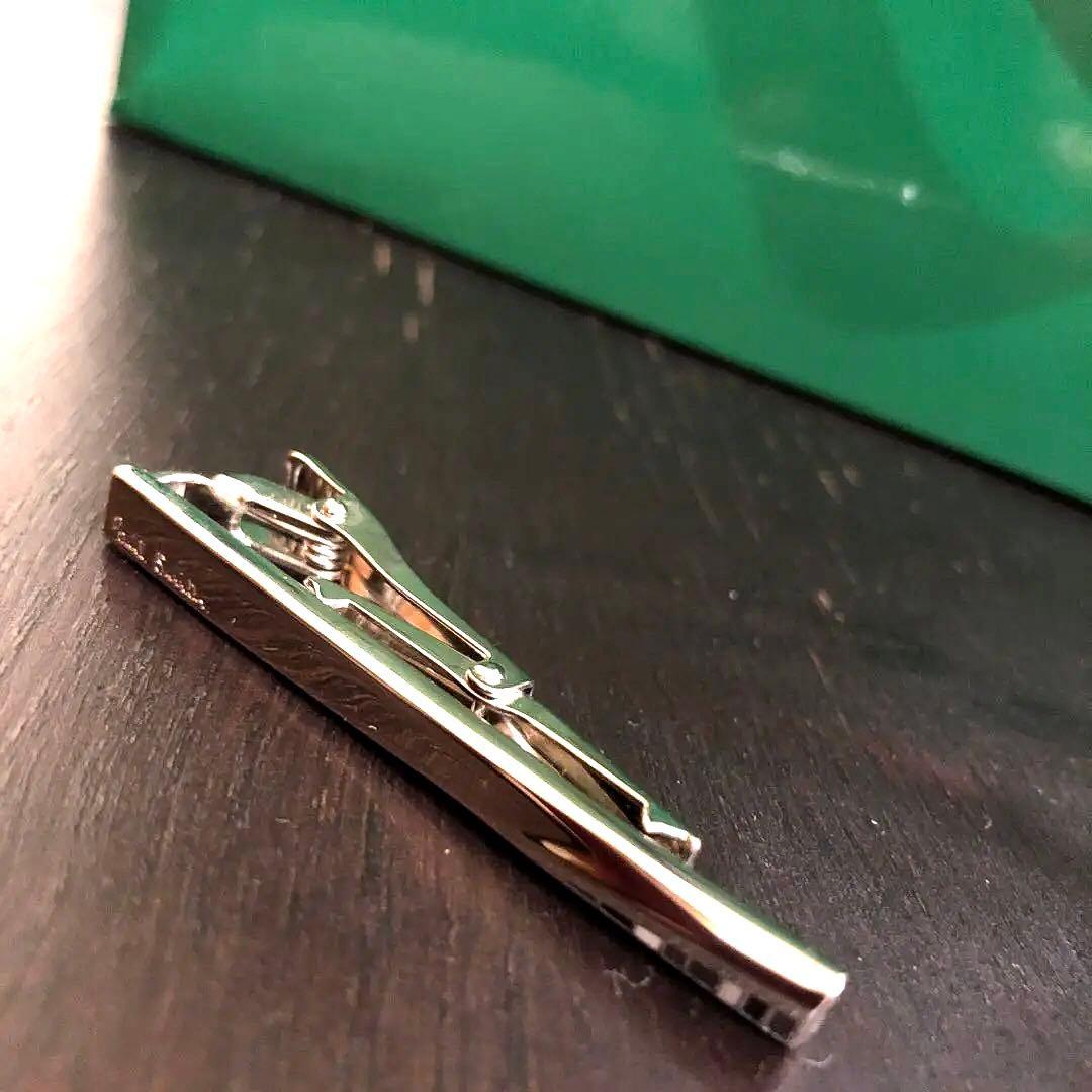 ☆新品未使用☆ Paul Smith シルバー ネクタイピン+ショップバッグ