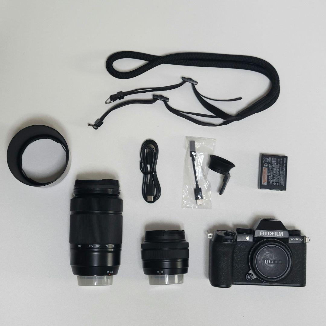 Fujifilm X-S10 ミラーレスカメラ ダブルズームレンズキット