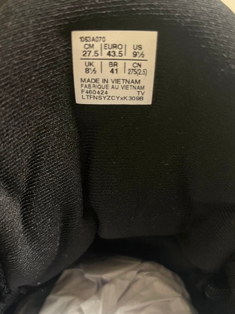 アシックス アンプレアルス2 ミッド ブラック 27.5cm