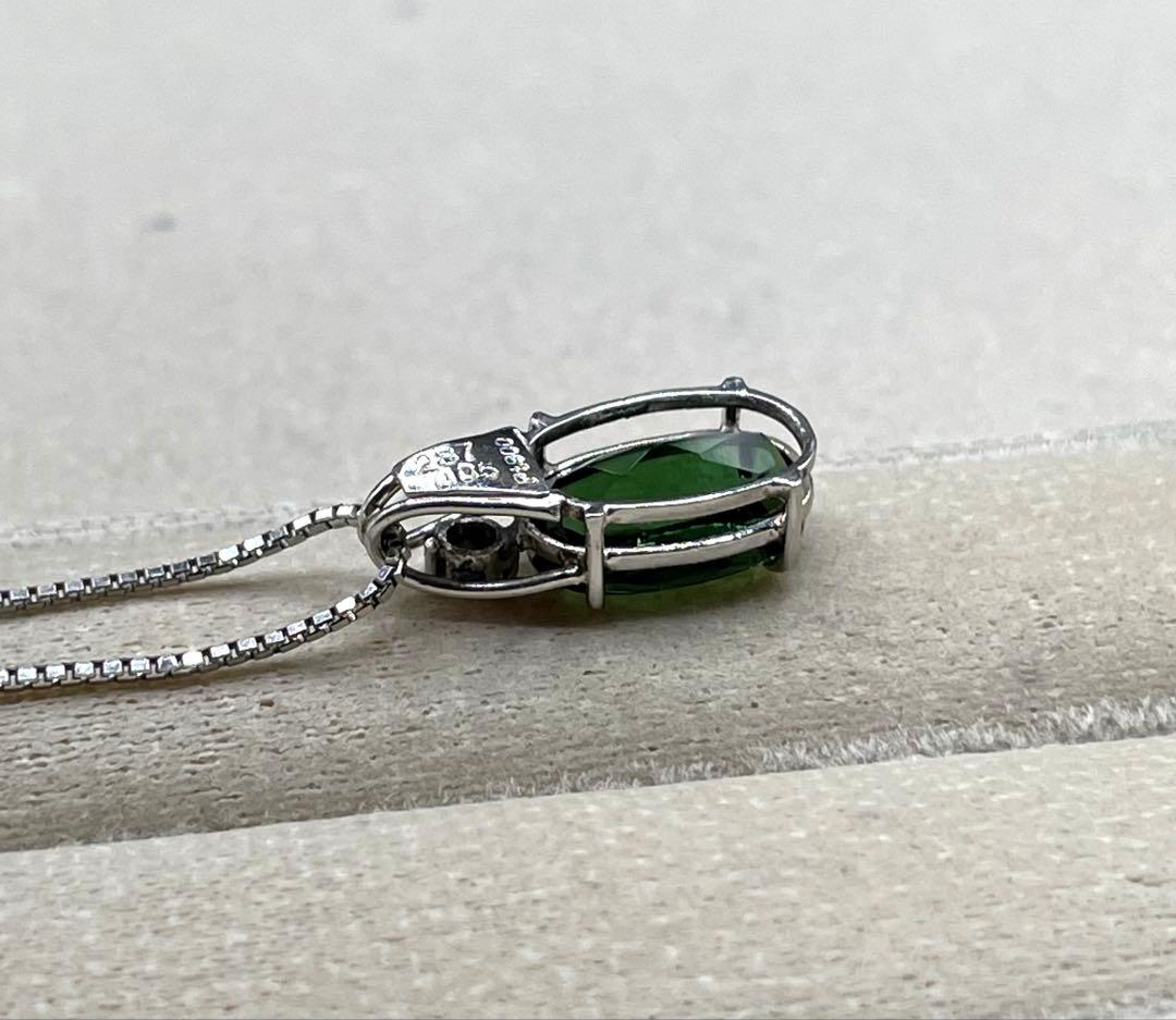 専用JA181★高級 グリーントルマリン2.87ct ダイヤ ヘッド 鑑付