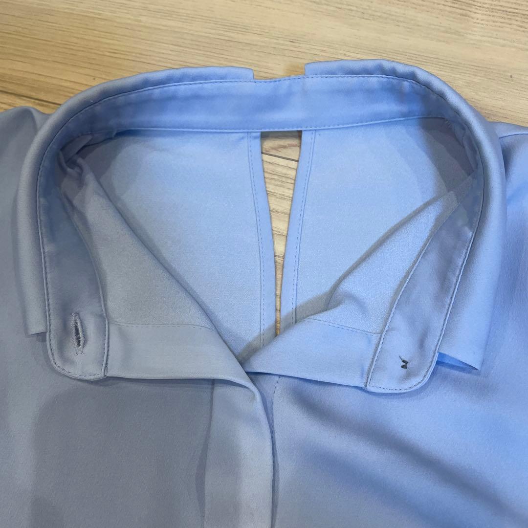 ADORE ライトデシンブラウス水色