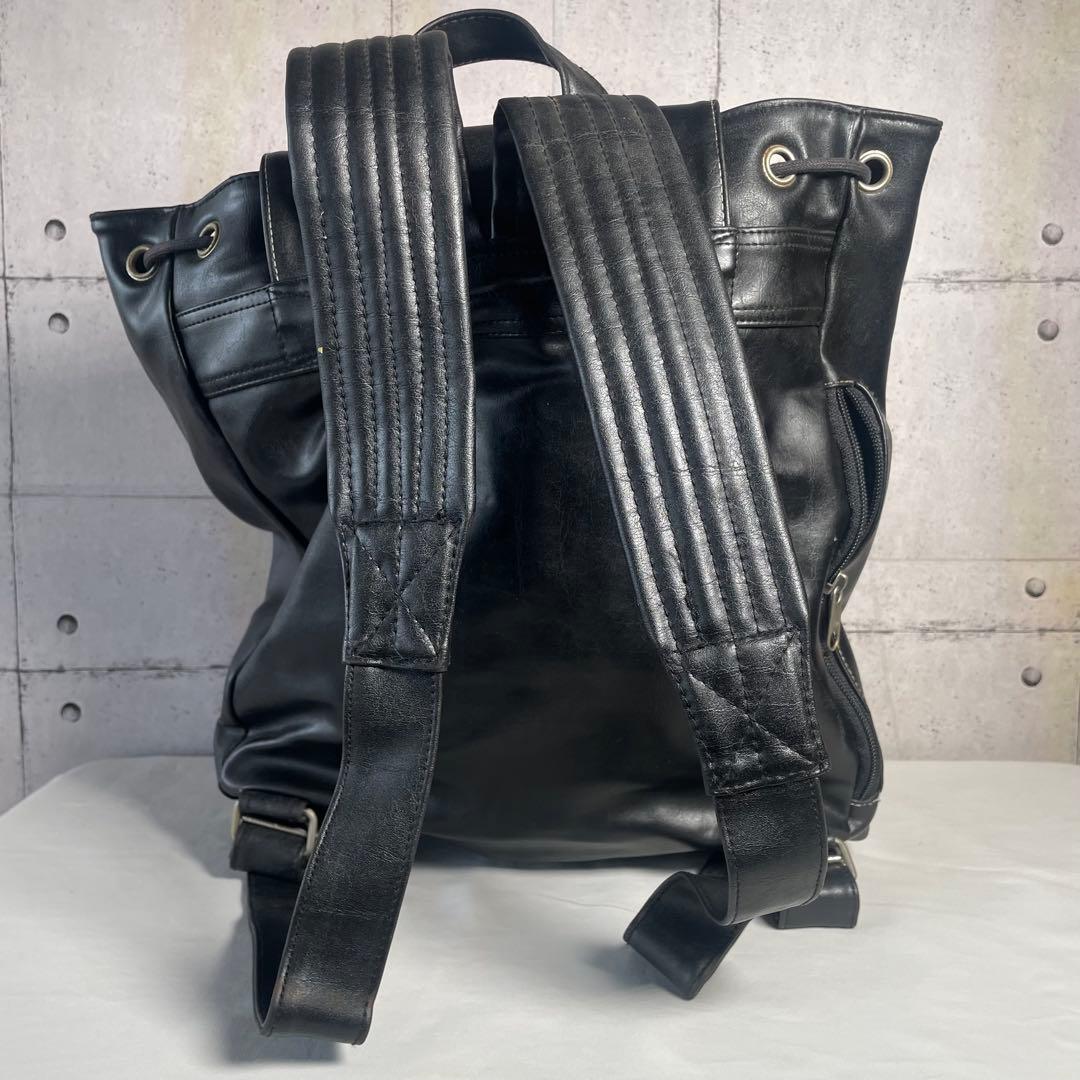 にゃん子商店☆。ハーレーダビッドソン　レザー　巾着　リュック　バックパック