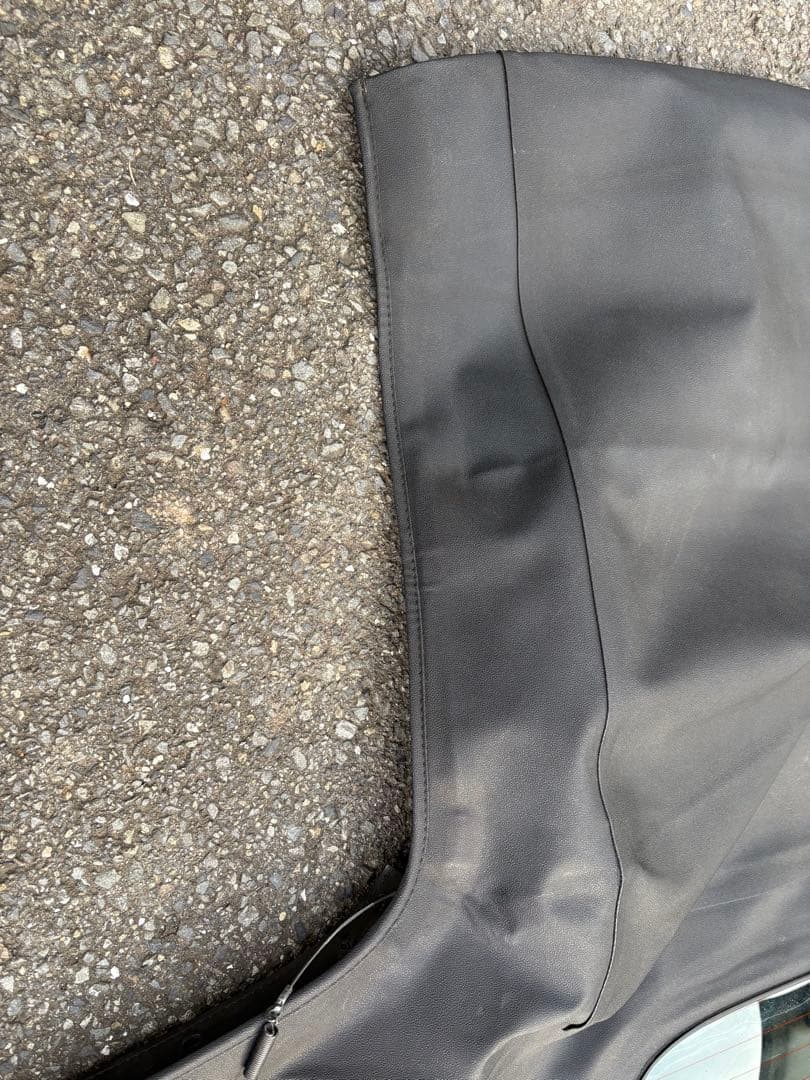 ロードスターNA NB 幌ビニール生地　黒　社外　ガラス落ち有