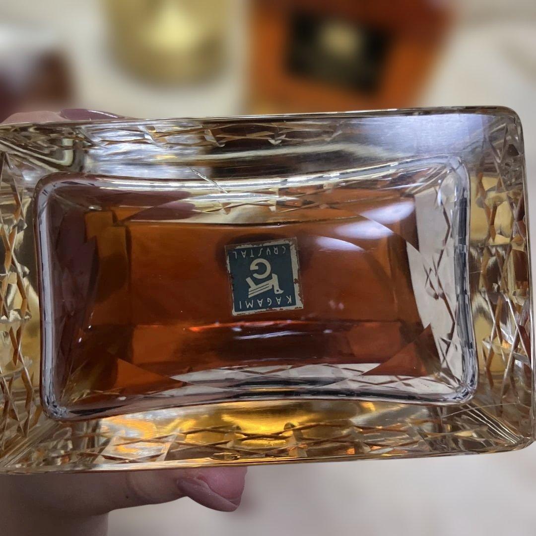 【希少・未開栓】インペリアル カガミクリスタル ウイスキー特級 擦り傷あり