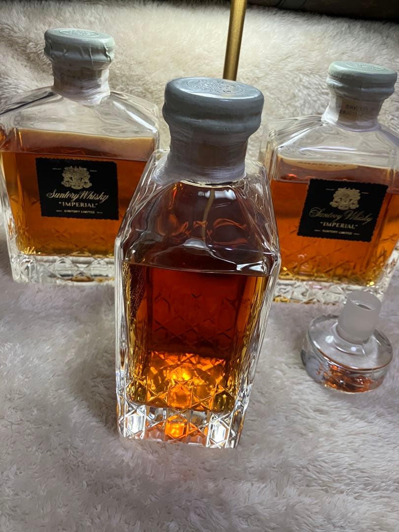 【希少・未開栓】インペリアル カガミクリスタル ウイスキー特級 擦り傷あり